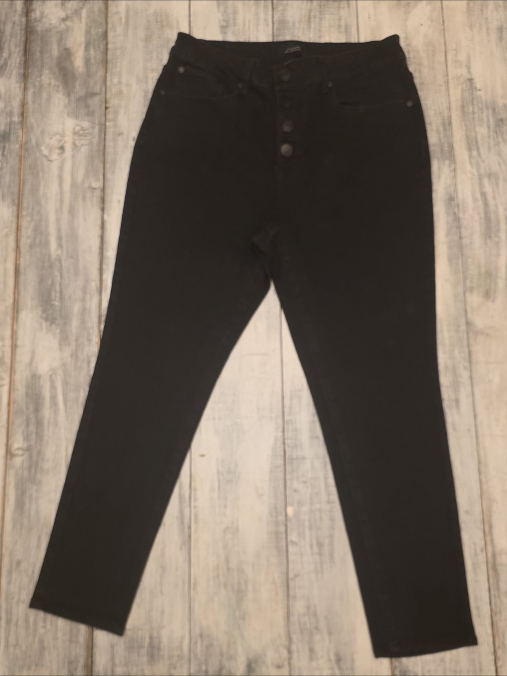 Cherry Blossom Women's High-Rise Black Skinny Jeans for Women sz 14
